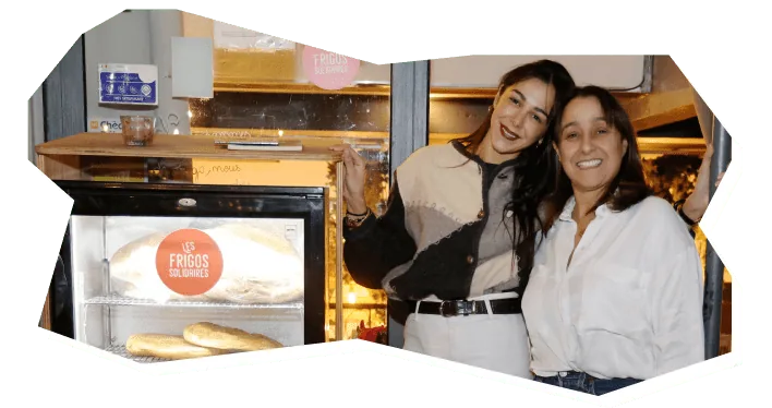Dounia et sa mère, fondatrices de l'association